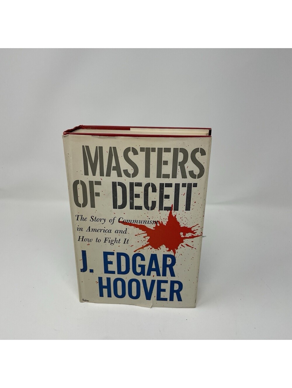 Masters of Deceit - J. Edgar Hoover Hardcover, Dust Jacket